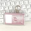 1pc School Card Access Card Holder Acrylic Transparent Protective Sleeve ID Card Bus Meal Worker ID Card Holder
