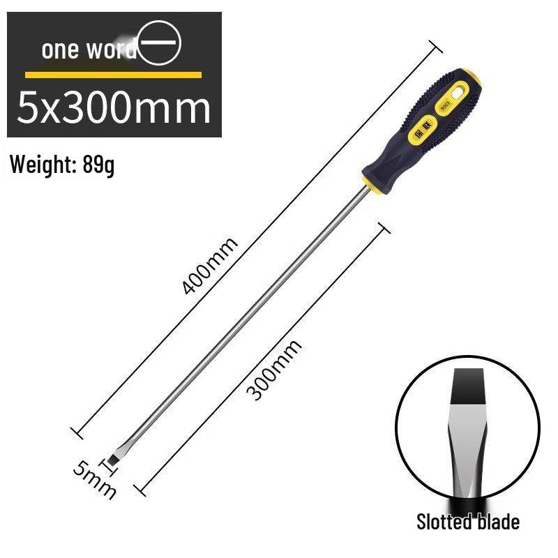 Industrial Grade Magnetic Phillips and Slotted Screwdriver Set - Super Hard, Compact Collection