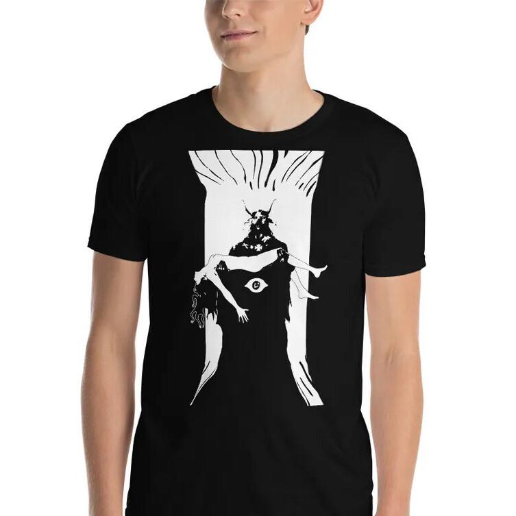 Satanic Sacrifice Devil Baphomet Gothic Goth Horror Third EyeUnisex T-Shirt
