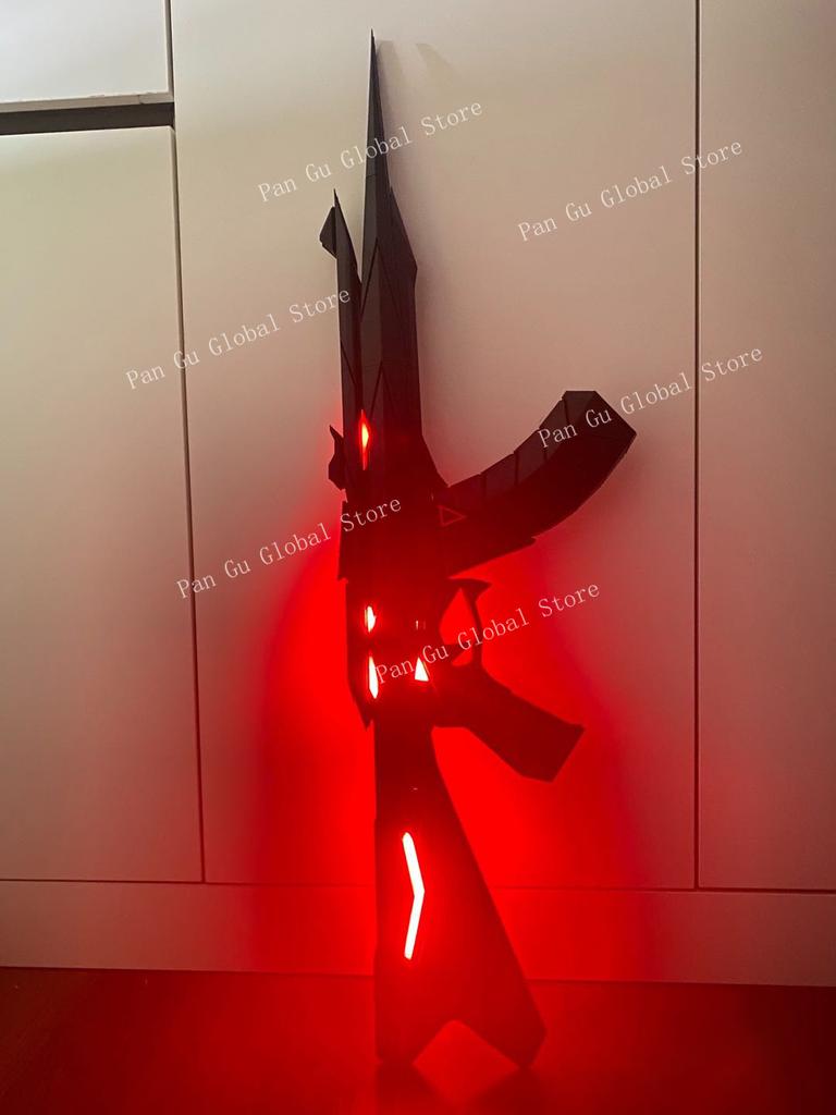 Valorant Customized Gun Alien Overlord Madman AK Cosplay Game Peripherals Luminous Model Props Party Supplies Collectible Toy