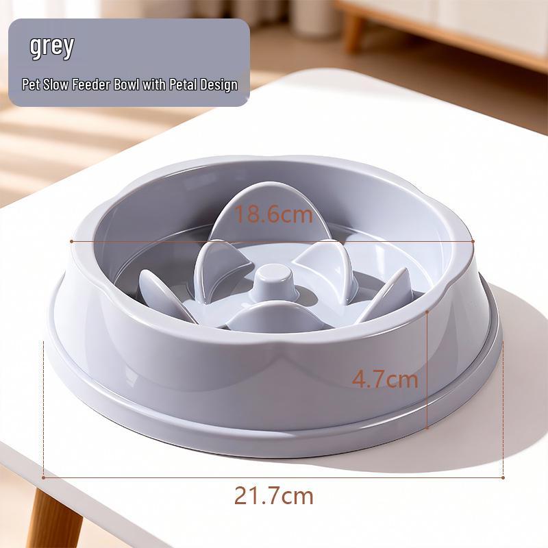 Anti-Choking Non-Slip Pet Feeding Bowl - Slow Feeder for Cats & Dogs