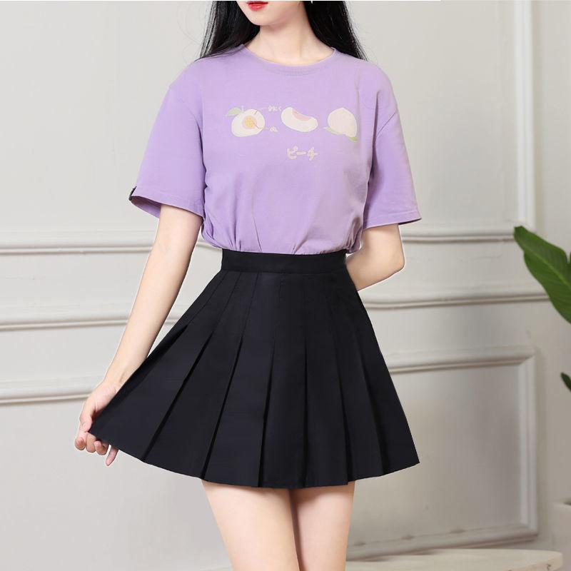 Летние женские корейские плиссированные юбки Женские мини-юбки Юбки с высокой талией — фото 7