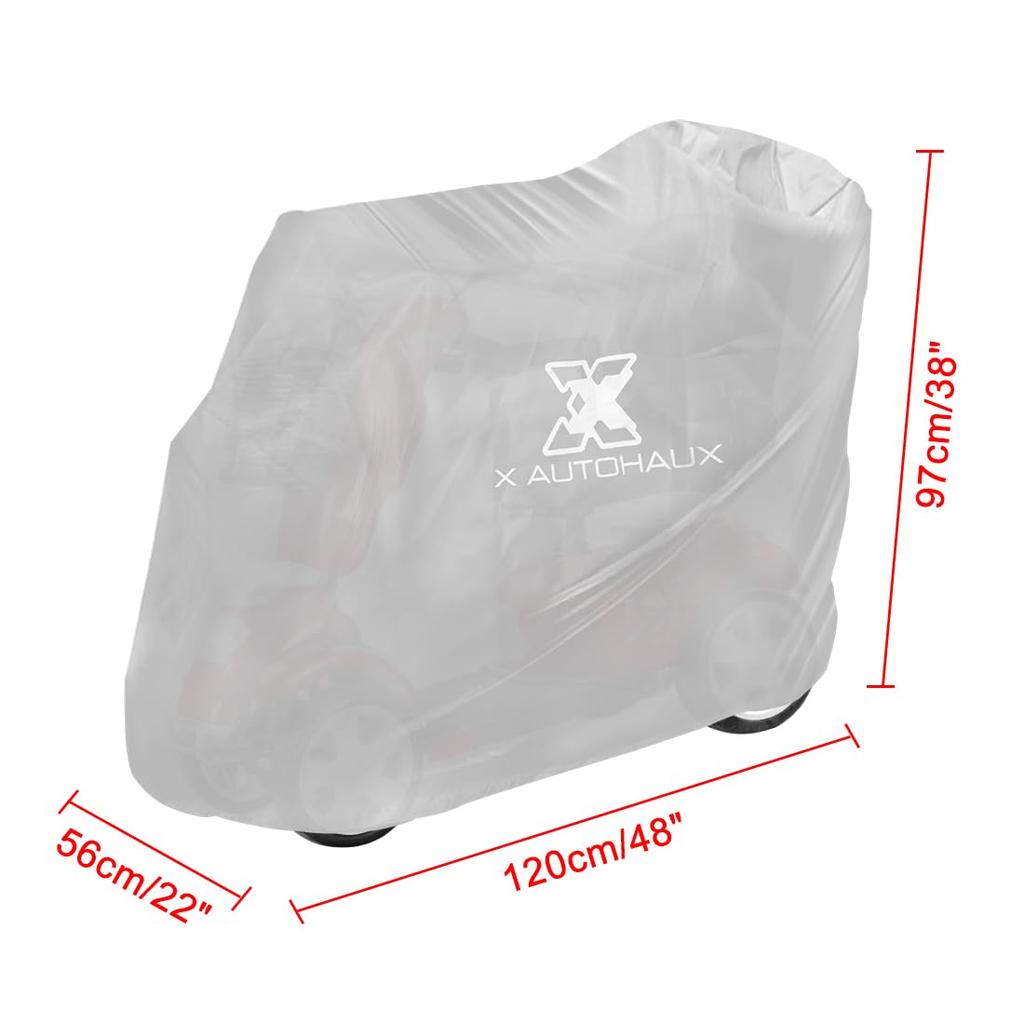 Uxcell Mobility Scooter Waterproof Vehicle 190T 120x56x97 Cm Cover, Cover, Polyester,