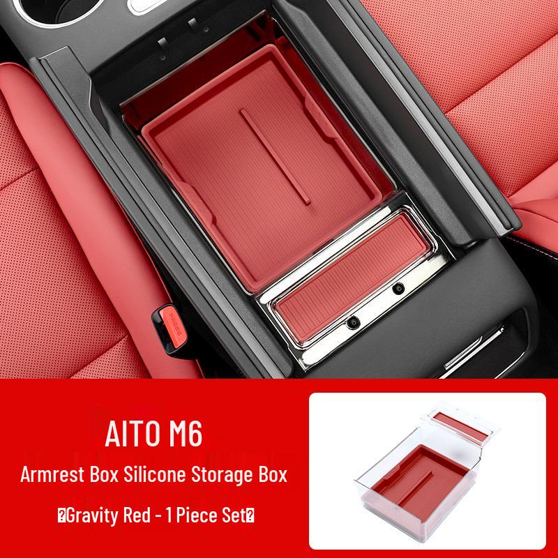 Silicone Armrest Storage Mat for 26 AITO M7/M8 Models
