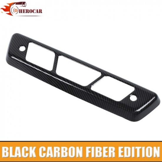 Third 3rd Brake Light Cover Trim Decor Frame For Ford F150 2009-14 Carbon Fiber