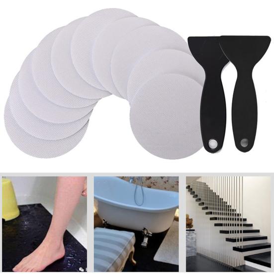 Bathtub Stickers Non-Slip Non-fading Strong Stickness Prevent Bathroom Falls Durable Bathroom Stickers