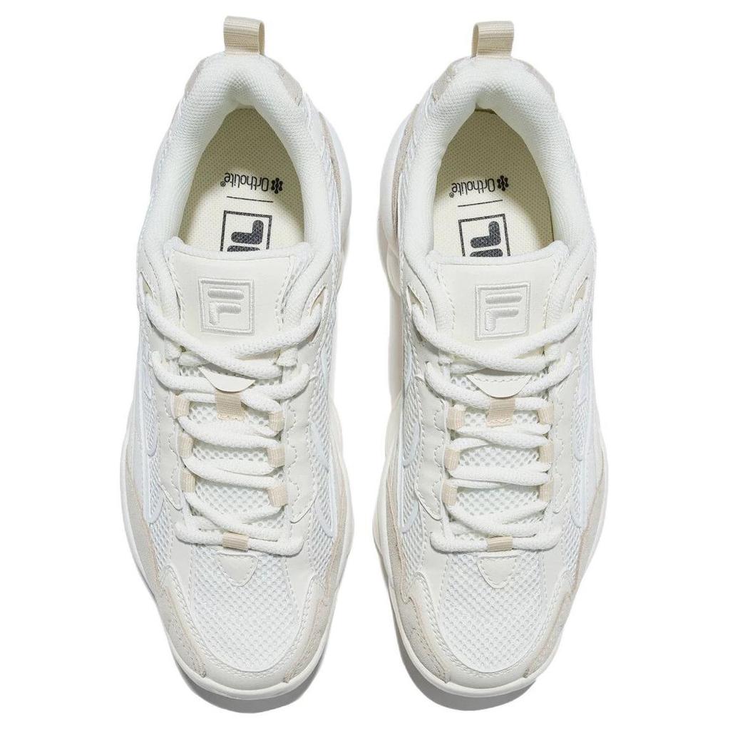 FILA Abrasion Resistant Low top Casual Shoes Unisex Beige 1RM02933H100