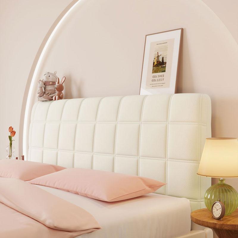 Headboard Cover Queen Size, Stretch Velvet Head Board Slipcover, Dustproof Bed Head Cover For Upholstered Headboard