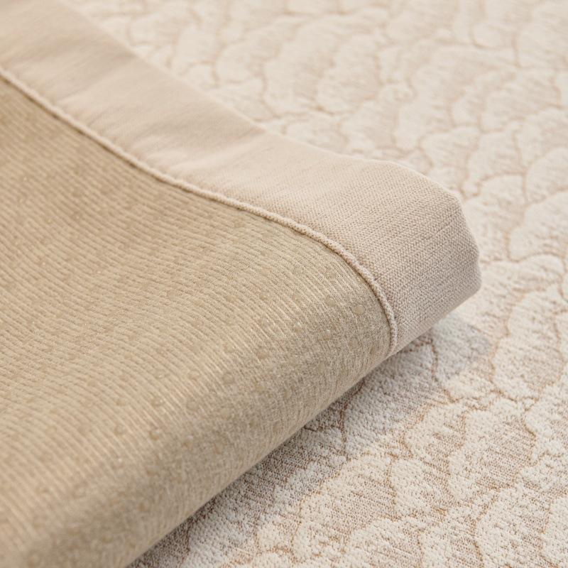 New Chenille Solid Color Jacquard Sofa Cushion for All Seasons Universal Non-slip Sofa Cover Cover Backrest Cream Style Sofe Mat