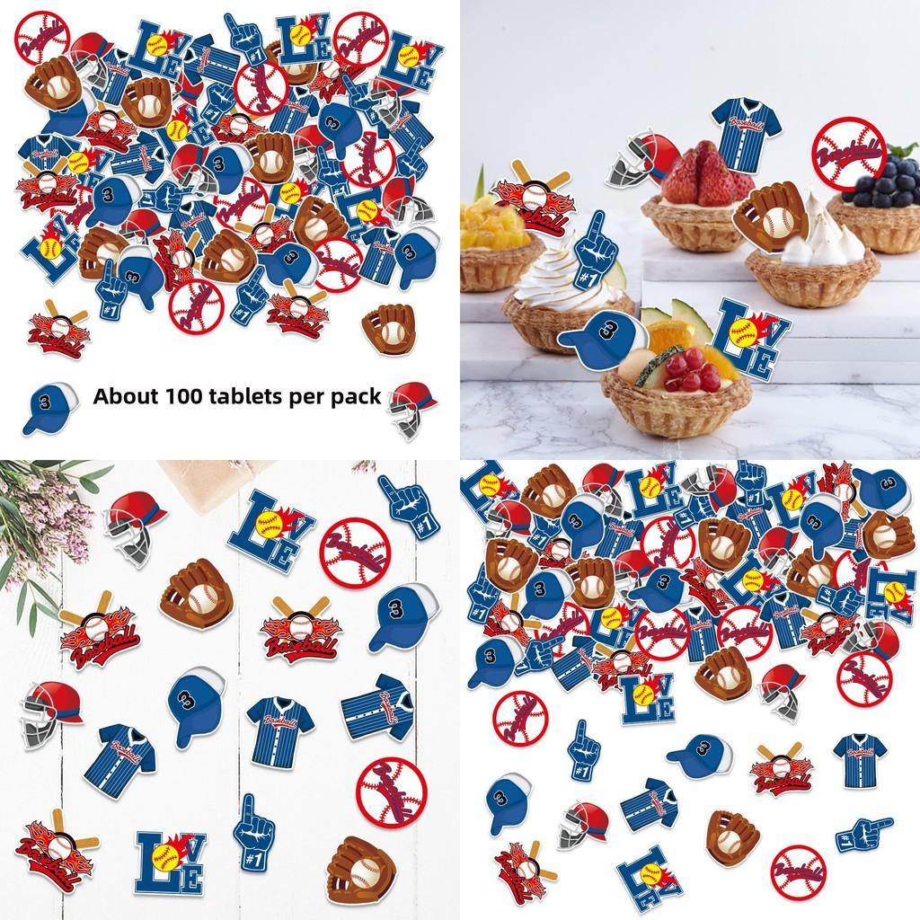 Theme Baseball Player Scatter Confetti For Sports Parties And Event Decorations