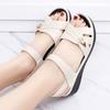 Sandalias Women Cute Peep Toe High Quality Beige Spring Chic Sandals Lady Casual Evening Event Black Comfort Black Shoes Ab539