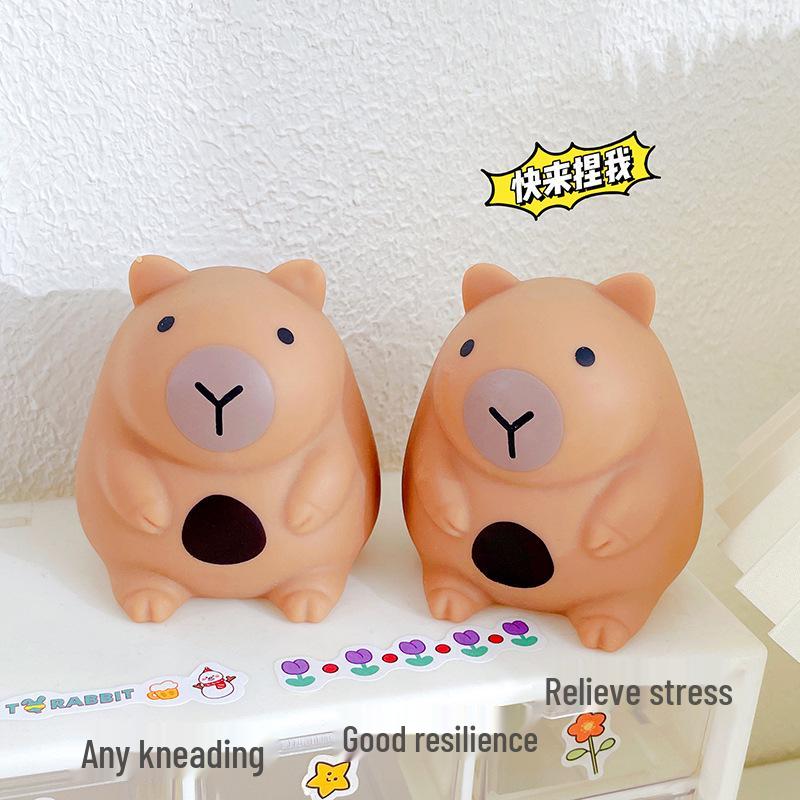 Internet Celebrity Duck Squeeze Toy - Cartoon Animal Stress Relief & Novelty Gift