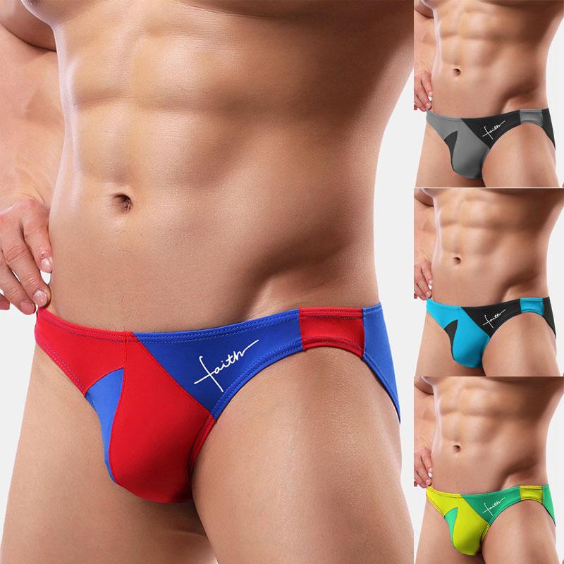 

Мужская мода Мужская Сращивание Купальники Пляжная одежда вера принт Плюс Размер лоскутное одеяло Шорты купальник Эластичные мужские плавки