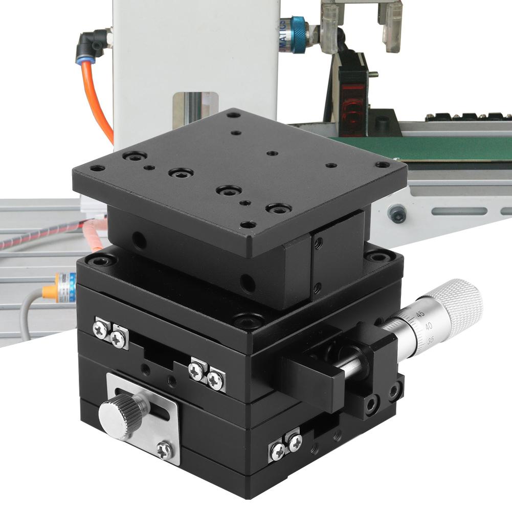 SEMXYZ 60 XYZ Micrometer Trimming Platform Linear Stage Bearing Tuning Sliding Table 60*60mm