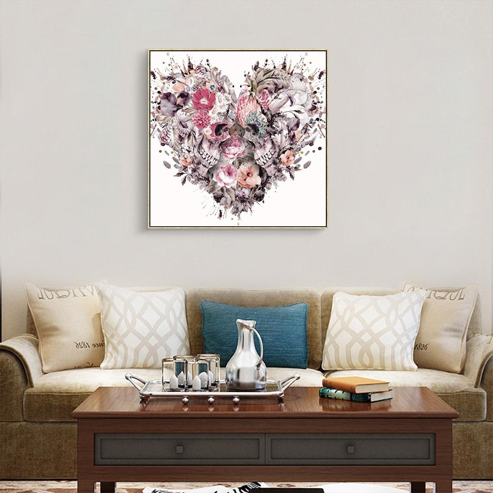 

5D Diy Алмазная картина Сердце цветов Алмазная вышивка Полный набор аниме Наборы для вышивки крестом Домашний декор Подарок ручной работы Round 30x30cm