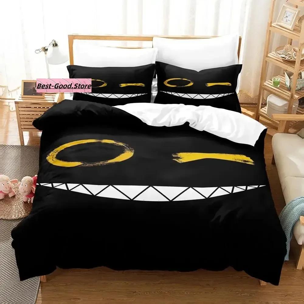 Devil Smiling Face Bedding Set Single Twin Full Queen King Size Bed Set Aldult Kid Bedroom Duvetcover Sets 3D Print