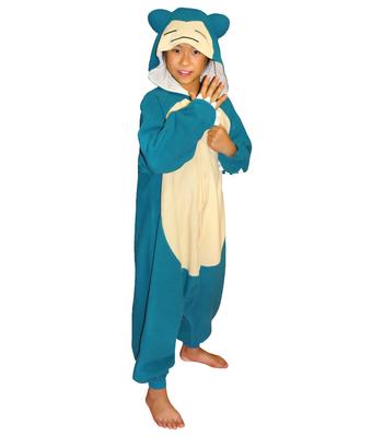 SAZAC Personagem Fleece Kigurumi Pokemon Snorlax para Crianças 110cm