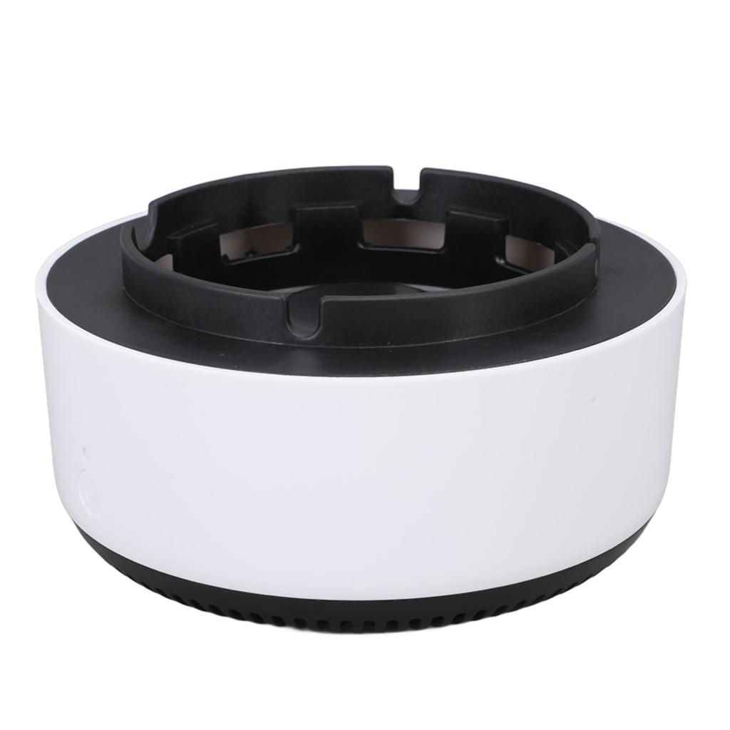Air Purifier Ashtray Rapid Purification Low Noise Smokeless Ash Tray with Composite Filter for Home Car Office White