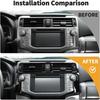 Glossy Black Navigation Radio Display Screen Frame Cover Trims for 4Runner 10-19