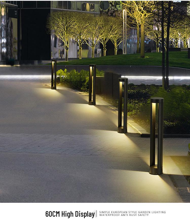 Waterproof LED Outdoor Garden Courtyard Light - Minimalist Design