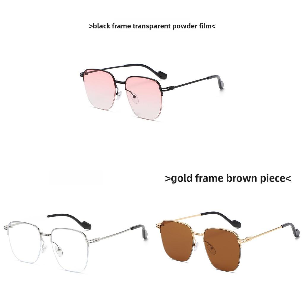 Fashion Eyewear For Men With Uv400 Protection And Pink Gradient Lenses For Street Style And Travel