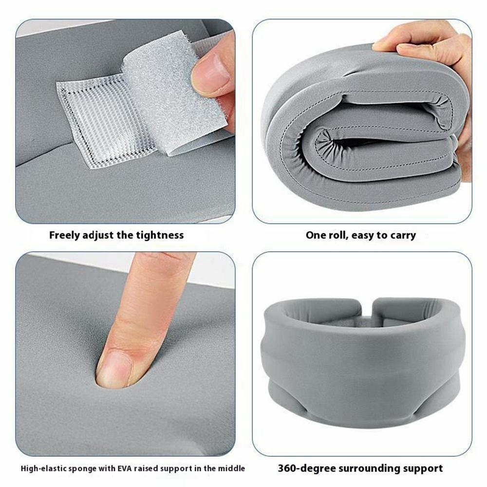 Neck Support Brace Cervical Collar Foam Cushion Lightweight Comfortable for Travel/Home