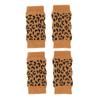 4pcs/set Warm Dog Leg Sleeves Elastic Dog Leg Socks Pet Accessories Pet Knee Pads  for Four Seasons