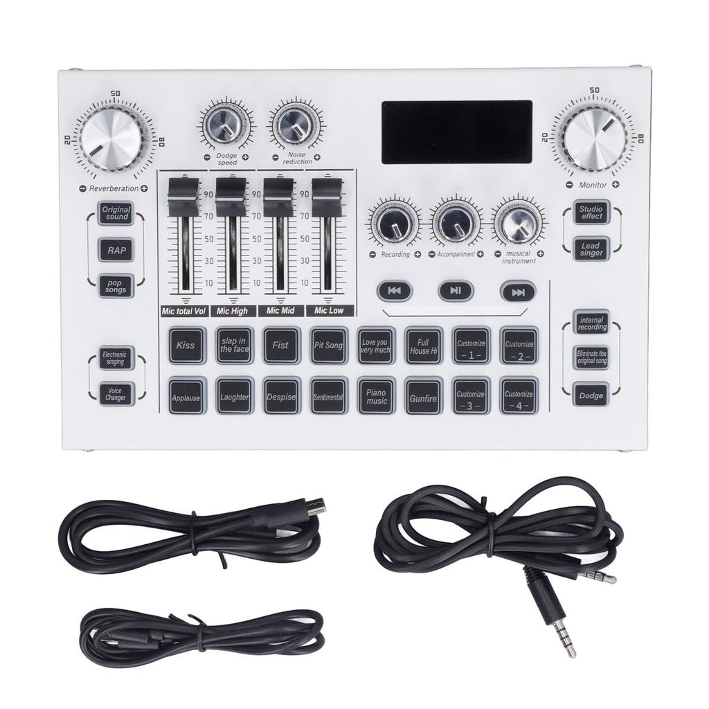 Digital Mixer Professional USB Sound Interface Sound Card Dual Core DSP Digital Chip Sound Mixer
