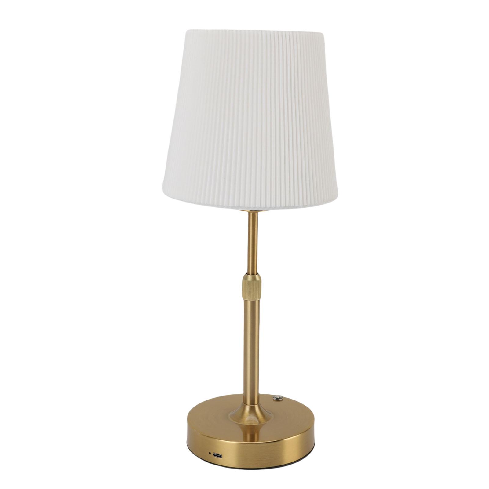 

Cordless LED Table Lamp Touch Control Stepless Dimmable E12 Rechargeable Bedside Table Lamp for Nightstand Living Room