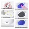 Gel-Nagel-Trocknungslampe LED-Maniküre-UV-Ausrüstung Trockner Kabine Professioneller Sonnen-Mini-Produkte Herd 3W Team Light Polish Tools Nai