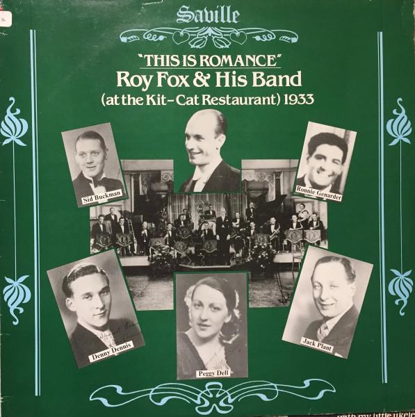 

LP Record ROY FOX HIS BAND This Is Romance At The KitCat Res SVL166 Saville Records 1984 UK Jazz Used