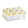 Set Espositore per Frutta e Noci con Elegante Copertura