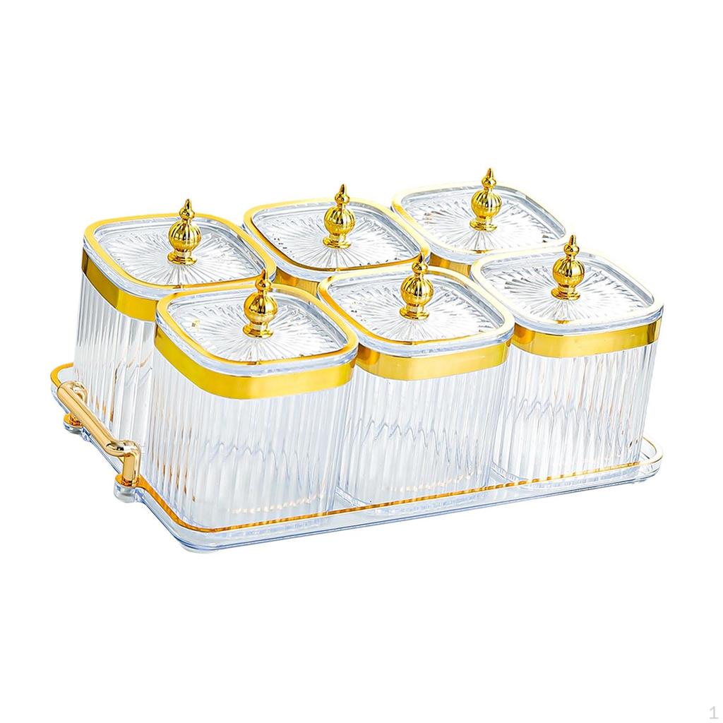Set Espositore per Frutta e Noci con Elegante Copertura