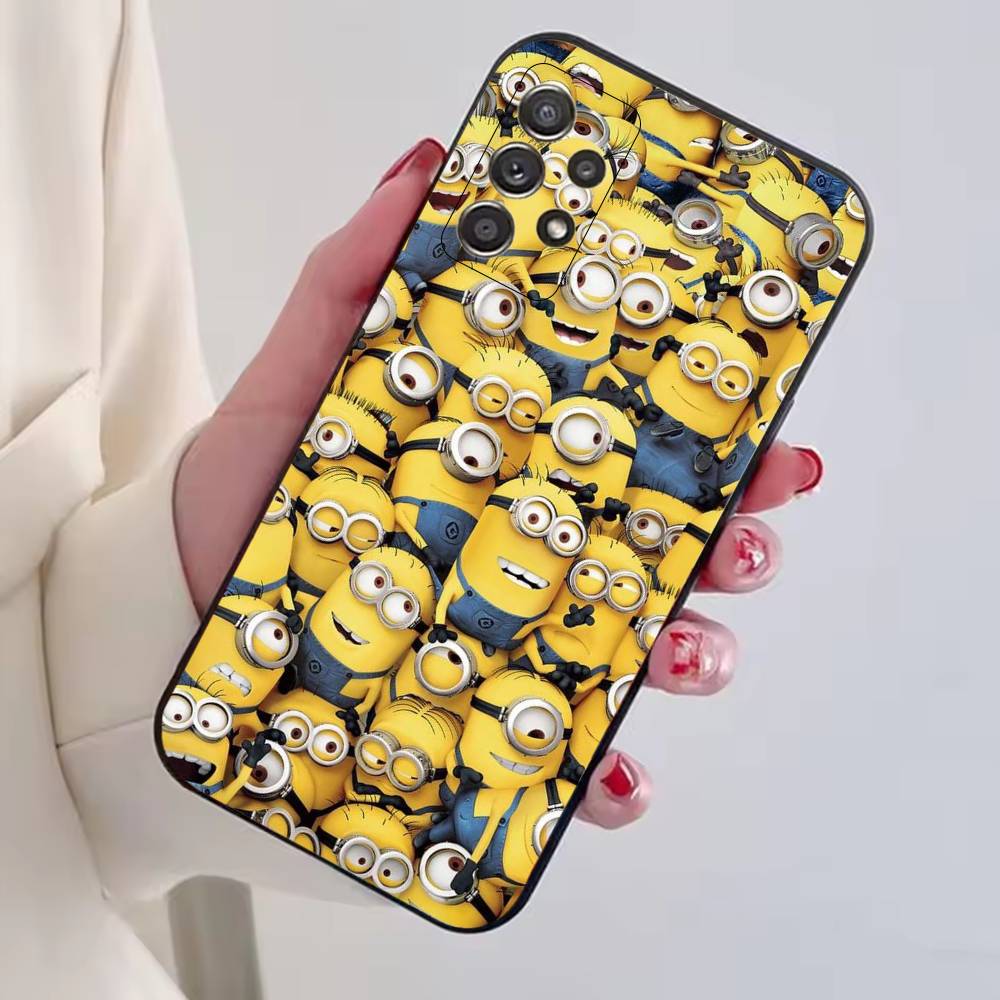 Cartoon M-Movie M-Minions Phone Case For Samsung S25,S24,S21,S22,S23,S30,Ultra,S20,Plus,Fe,Lite,Note,10,Black Cover