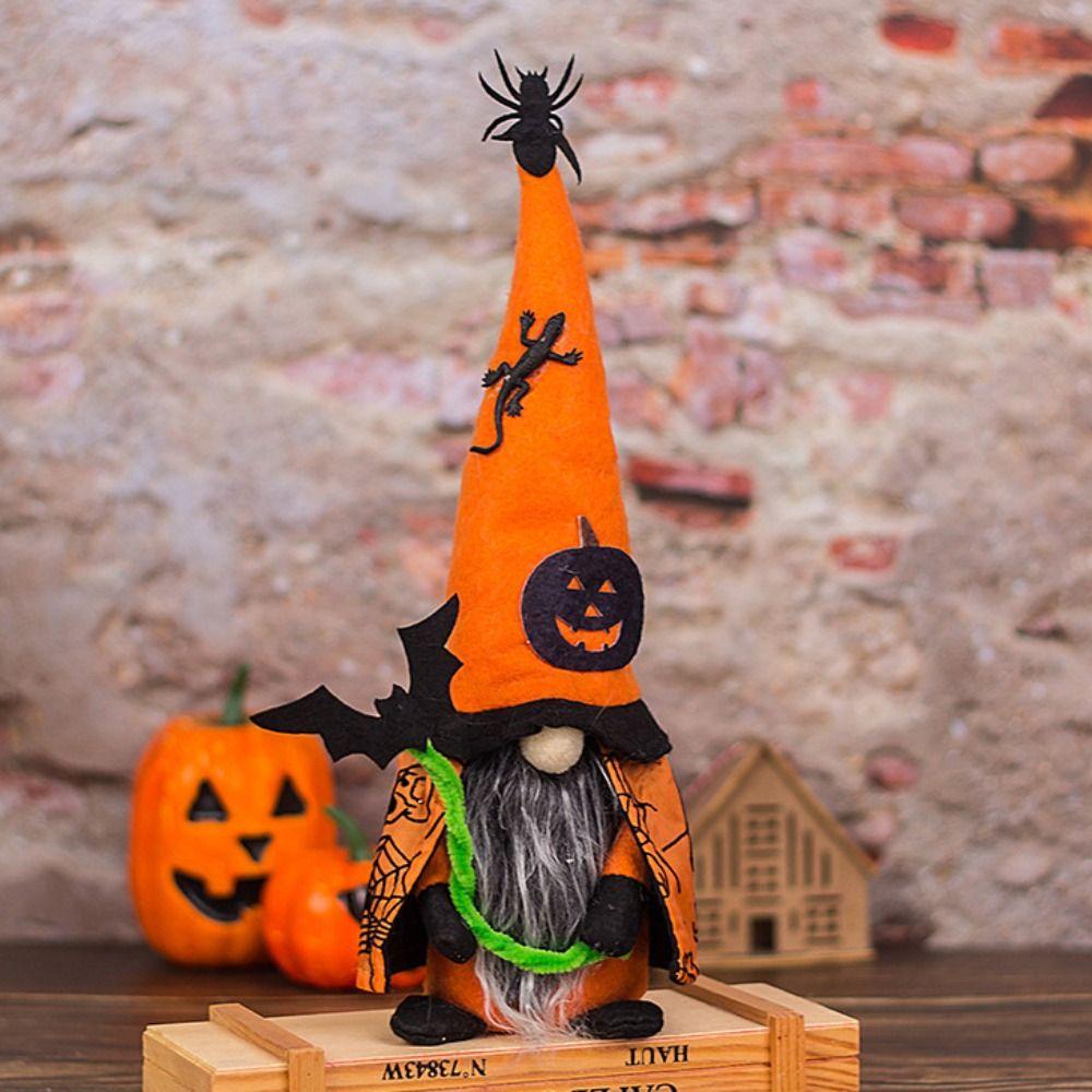 Cartoon Faceless Doll Cute Dwarf Plush Doll Atmosphere Decoration Halloween Gnomes Doll  Desktop