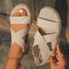 Women's Sandals Roman Style Platform Grass Bottom Sandals Large Size Hot Sale Beach Sandals