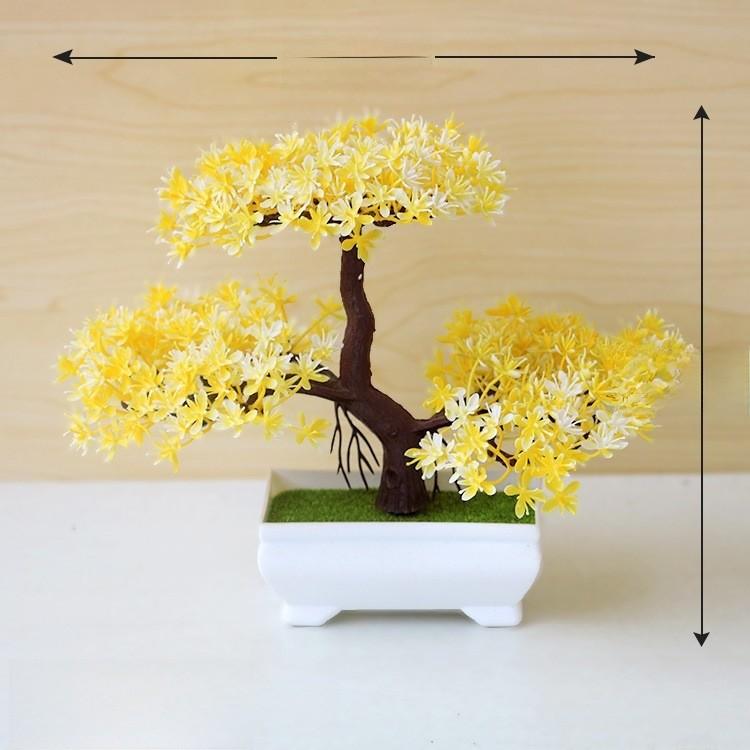 The Pine Artificial Greeting Guests Potted Plant Indoor Use For Desktop Decor