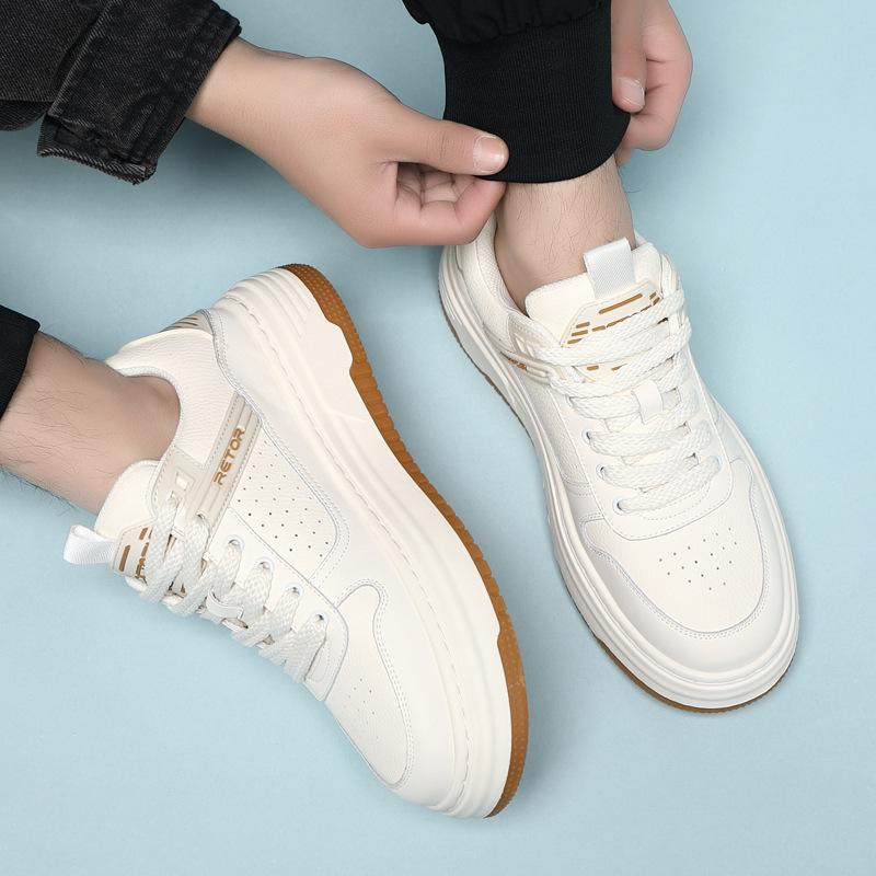 Board shoes men's summer men's sports casual shoes little white shoes mesh breathable thick-soled trendy shoes versatile men's shoes