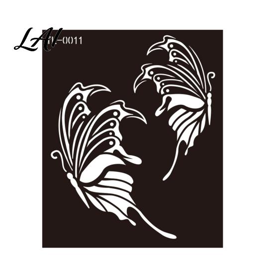 Indian Hand-painted Tattoo Henna Stencil Reusable DIY Tattooing Template Floral Animal Patterns Hand And Wrist Stencil for Temporary Tattoos