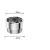 Faucet Adapter 22 Turn Fine Tooth Conversion Thread Accessories 16-32mm Internal And External Faucet Thread Adapter for Plumbing