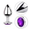 Metal Anal Plug Jewelry Base Beginner To Expert 5 Size Butt Plug,Adult Toys Tail Female/Male Dildos Sex Toys Couples Adults Game