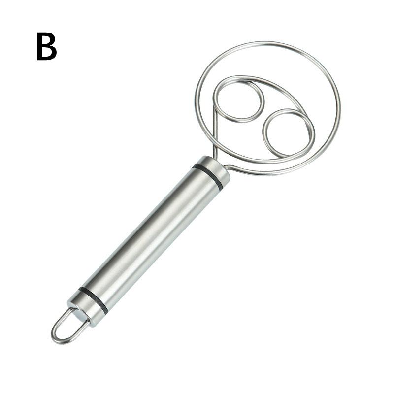 Dough Whisk Bread Mixer Stainless Steel Cake Pastry Flours Dough Blenders With Hanging Hole Kitchen Baking Blender Tools