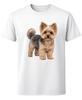 Cute Yorkshire Terrier Dog Unisex T-Shirt Small Beautiful Fluffy Dog Lover Tee