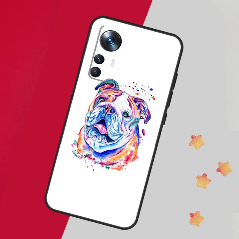 British Bulldog Case For Xiaomi 14 13 15 Ultra 11T 12T 13T 14T Pro Cover For POCO X7 Pro X3 X5 X6 F5 F6 F7