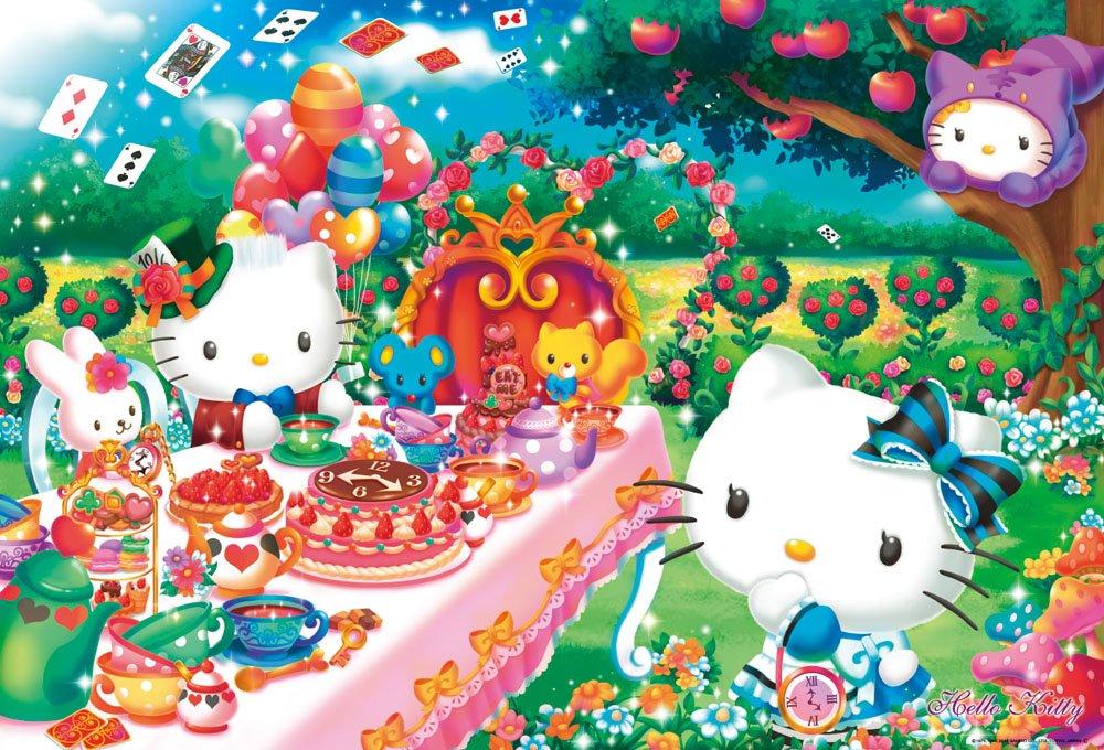 1000-piece Jigsaw Puzzle: Hello Kitty's Tea Party (49x72cm)