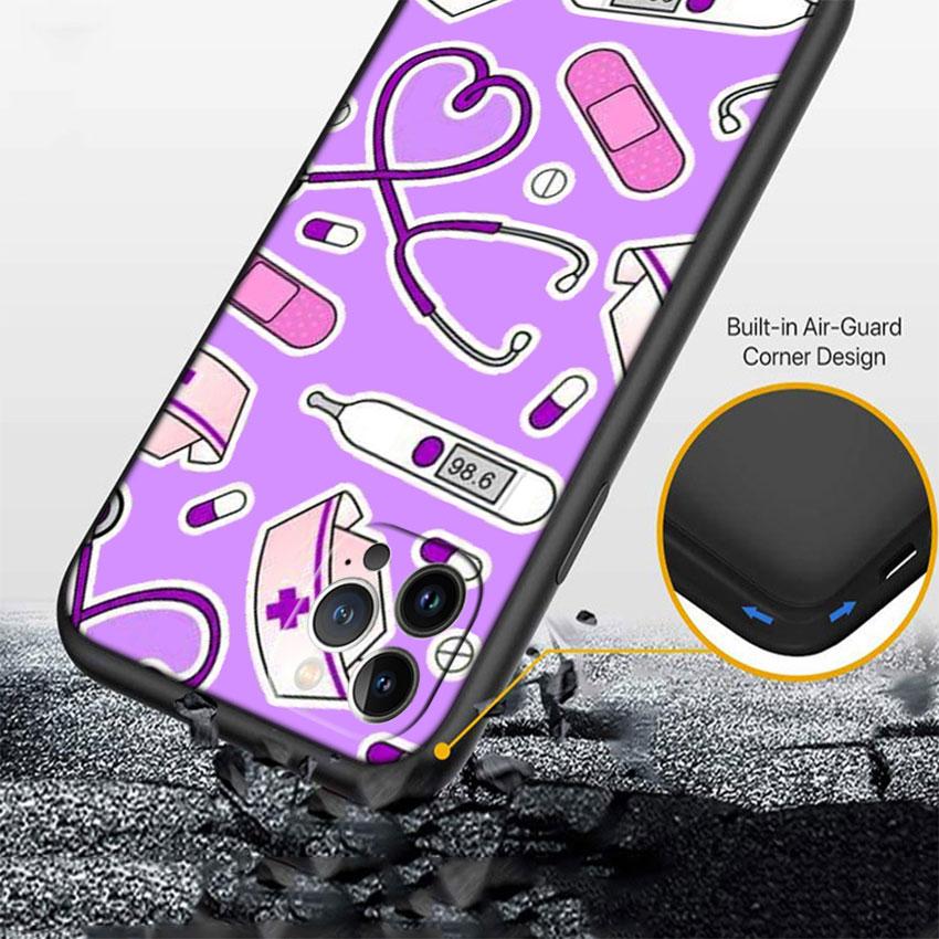 PP50 Nurse Doctor Stethoscope Soft Shell Phone Case for Xiaomi Xiaomi Poco M4 M5 M6 M7 X3 X6 X7 F8 Ultra Pro GT NFC