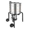 Chicken Plucker Machine, 400mm Drum, 500W & 230RPM Electric Chicken Plucking Machine with 114 Soft Fingers & Transport Wheels, Stainless Steel Feather