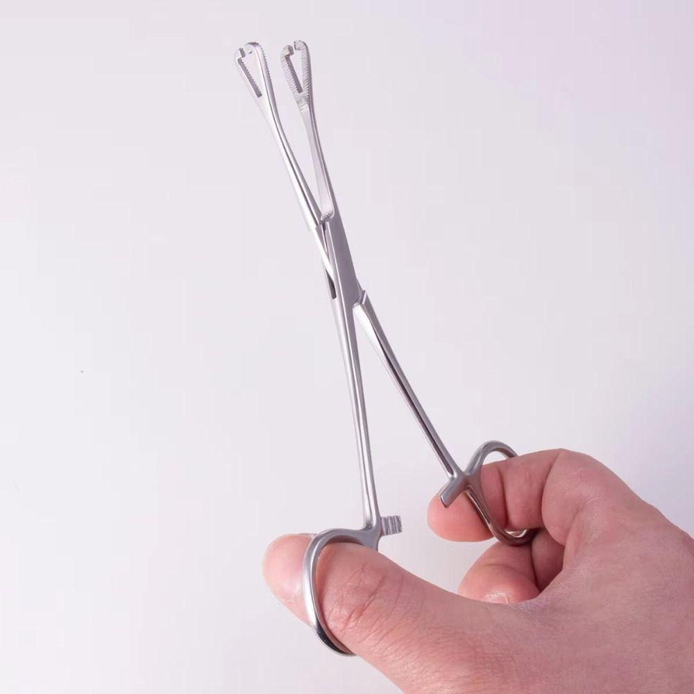 Body Piercing Stainless Steel Piercing Clamp Body Jewelry Tool Open Triangle Forceps  Skin Piercing