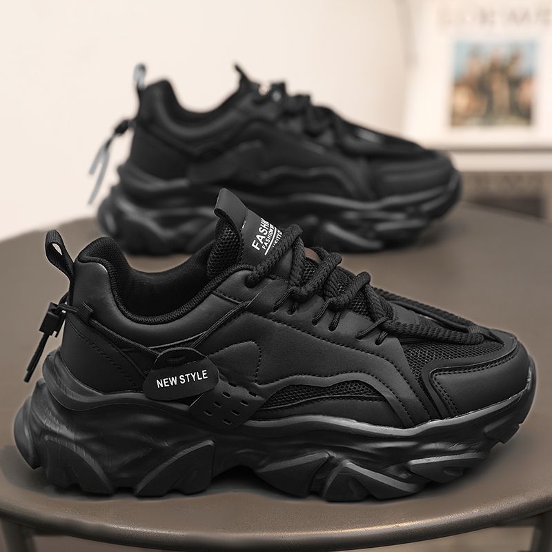 Fashion Men's Shoe Breathable Thick Soled Casual Sneakers Outdoor Running Four Seasons New Tennis Men Soft Soles Comfort Male Sneakers