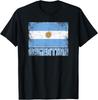Argentina Flag Vintage Retro Country Argentinian Pride T-Shirt